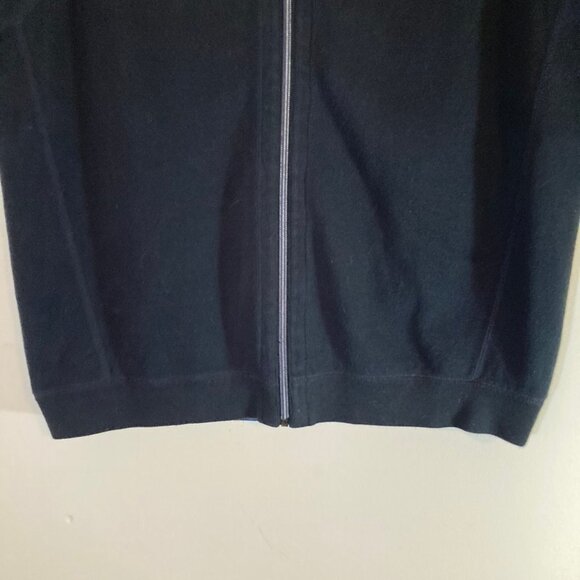 Tommy Bahama Men's Sweater Vest Sleeveless Front Zipper Soft Comfy Black SZ XL - Picture 3 of 8